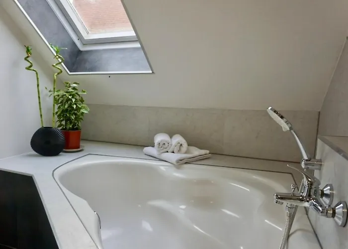 شقة Wohlfuehl-oase In Der Altstadt Mit Wifi, Xl Badewanne, Voll Ausgestatteter Kueche, Hunde Ohne Aufpreis, 17 Min Zur Messe, 3 Min Zum Schloss ديلتزش